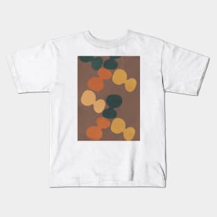 Nordic Earth Tones - Abstract Shapes 4 Kids T-Shirt